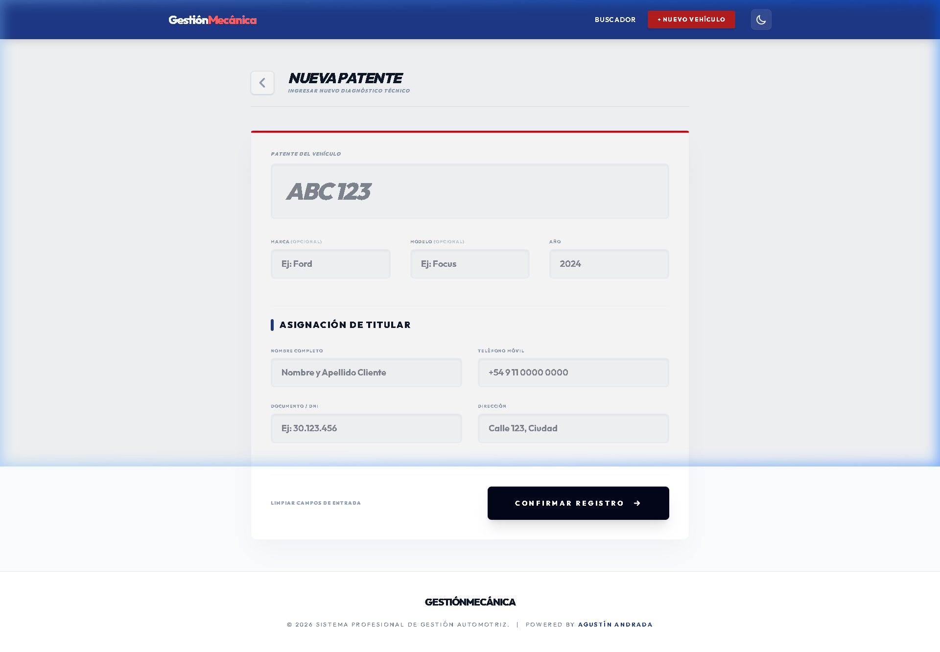 Formulario de Registro